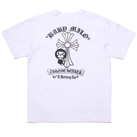 Bape X Chrome Hearts Collab Tee