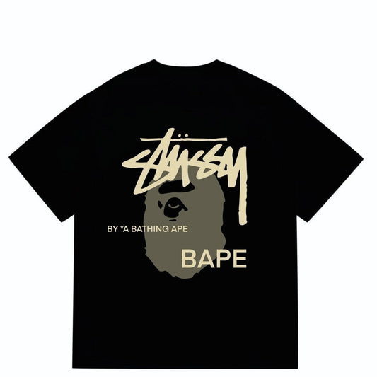 Bape X Stussy Collab Tee